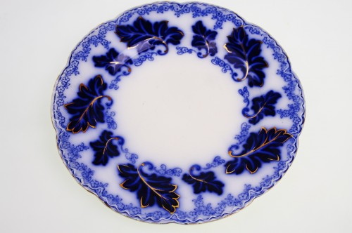 Flow Blue Plate by Johnson Bros. circa 1890