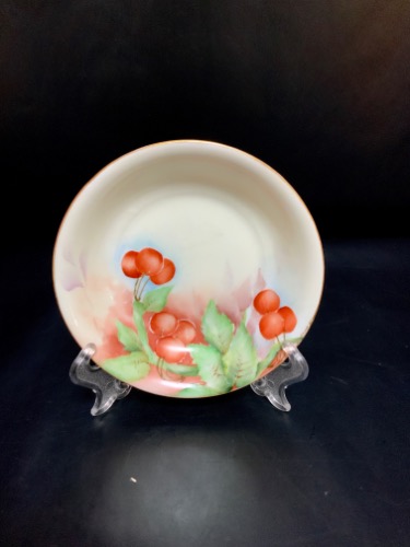 Hermann Ohme 핸드페인트 베리 보울 Hermann Ohme Hand Painted Berry Bowl circa 1900
