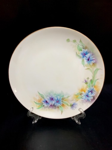 빅토리언 핸드페인트 디너 플레이트 Victorian Hand Painted Dinner Plate