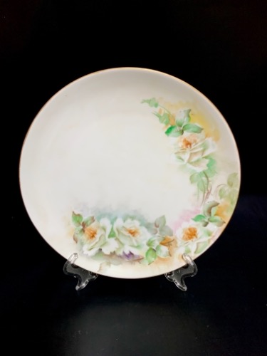 빅토리언 핸드페인트 디너 플레이트 Victorian Hand Painted Dinner Plate