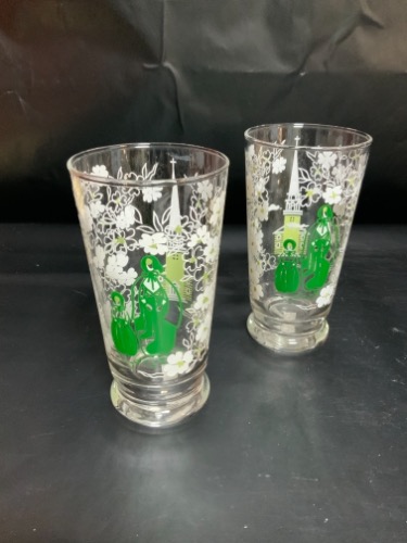 Libby’s 1950&quot;년도 에나멜 드링킹 글래스 Libby’s 1950’s Enameled Drinking Glass