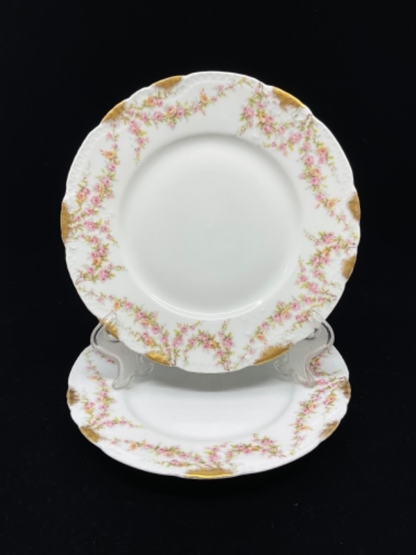 하빌랜드 리모지 “프로럴 갈랜드” 런치 플레이트 Haviland Limoges &quot;Floral Garland&quot; Lunch Plate circa 1900