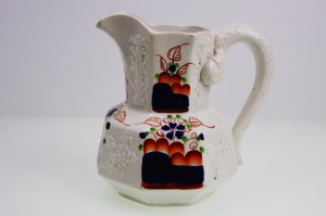 Guady Welsh Pitcher in Forget Me Not Pattern circa 1860