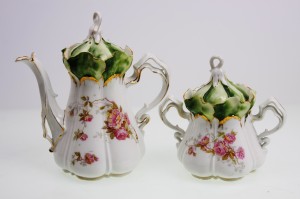빈티지 장식 티팟 &amp; 슈거볼  Vintage Ornamental Teapot &amp; Sugar