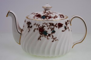  민톤 티팟 Minton Teapot in Ancestral Pattern