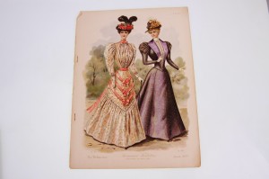 델리네이터 패션 판 플레이트 Delineator Fashion Plate dated June 1897
