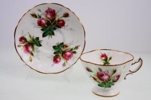 Hammersley 컵&amp;소서 Hammersley Cup &amp; Saucer 1930 - 1950 &quot;Grandmothers Rose&quot;
