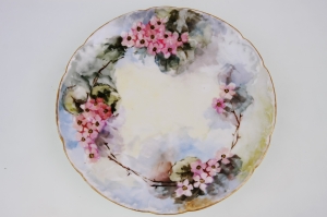 하빌랜드 리모지 핸드페인트 플래이트 Haviland Limoges Hand Painted Plate circa 1894 - 1931
