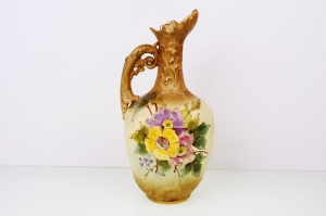  Amphora 핸드페인트 양손잡이 꽃병  Amphora Hand Painted Matte Finish Vase circa 1890 - 1900