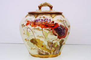  HANKE 오스트리아 크래커 항아리 Robert Hanke Austria Cracker Jar circa 1901 - 1925