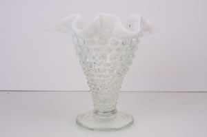  펜톤 유광 꽃병 Fenton Opalescent Hobnail Vase 