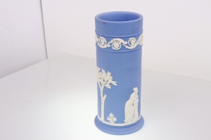 웨지우드 제스퍼웨어 꽃병 Wedgwood Jasperware Cylinder Vase circa 1940 - 1974