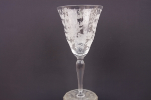 파스토리아 엘러겐 에칭 와인잔 Fostoria Elegant Glass Etched Wine Stemware circa 1930