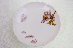 A. Lanternier 리모 벚꽃 버터 펫 A. Lanternier Limoges Cherry Blossom  Butter Pat 1891 - 1914
