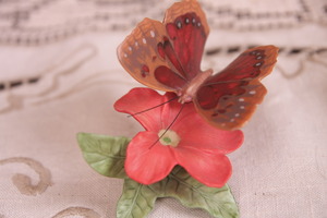 도자기 프랜클린 민트 세계의 나비 Porcelain Franklin Mint Butterflies of the World 