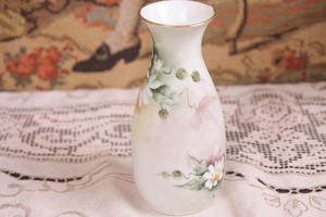 바바리아 핸드페인트 베이스 Bavaria Hand Painted Vase circa 1900