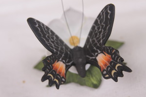 도자기 프랭클린 민트 나비의 세상  Porcelain Franklin Mint Butterflies of the World 1985