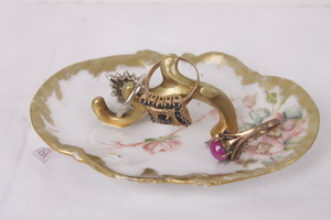 Lanternier 리모지 반지걸이 드레서 트레이 Lanternier Limoges Ring Dresser Tray circa 1900