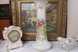 오스트리아 로얄 비엔나 스타일 꽃병 1900 / Royal Vienna Style Austria Floor Vase circa 1900 - 53 cm Tall!!!