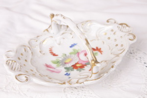 올드 파리스 핸들 실버 디쉬 Old Paris Handled Silver Dish circa 1880