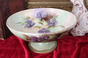 Haviland Limoges Hand Painted Compote circa 1894 - 1931 - Lovely!!