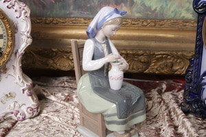 Lladro &quot;Flower Harmony&quot; Figurine 1983 - AS IS