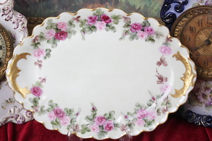 하빌랜드 리모지 핸드페인트 플레터 Haviland Limoges Hand Painted Platter circa 1894 - 1931