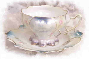 RS 프러시아 몰드 627a 컵&amp;소서 RS Prussia Mold 627a Cup &amp; Saucer circa 1900
