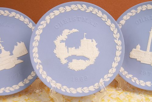 웨지우드 제스퍼웨어 크리스마스 플레이트 Wedgwood Jasperware Christmas Plate 1969