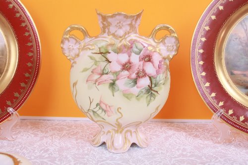 빅토리언 핸드페인트 꽃병 Victorian Hand Painted Vase circa 1900