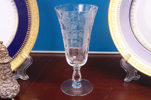 포스테리아 우아한 유리 &quot;헤더&quot;패턴 칵테일 스템웨어 Fostoria Elegant Glass &quot;Heather&quot; Pattern Cocktail Stemware circa 1949 - 1979