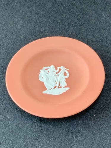 웨지우드 테라코타 제스퍼웨어 핀 디쉬 Wedgwood Terracotta Jasperware Pin Dish circa 1957