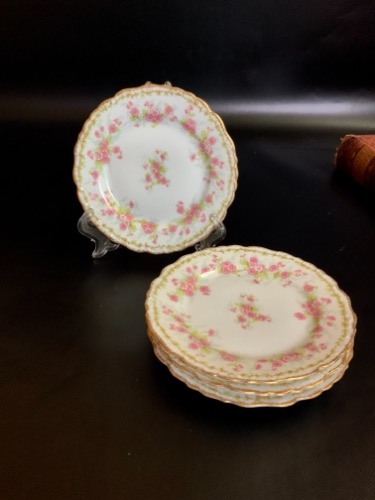 엘리트 리모지 브래드/패스트리 플레이트 Elite Limoges Bread / Pastry Plate circa 1900