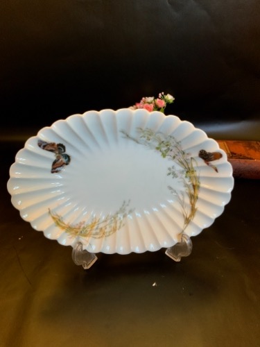 하빌랜드 리모지 스몰 서빙 플레터-크레이징- Haviland Limoges Small Serving Platter circa 1887 - AS IS (crazing)