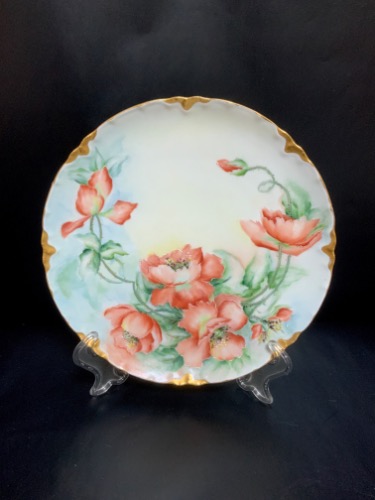 하빌랜드 핸드페인트 케비넷 플레이트 Haviland Hand Painted Cabinet Plate circa 1891 - 1931