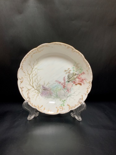 하빌랜드 리모지 핸드페인트 볼-데미지-(칩) Haviland Limoges Hand Painted Bowl circa 1888 - 1896