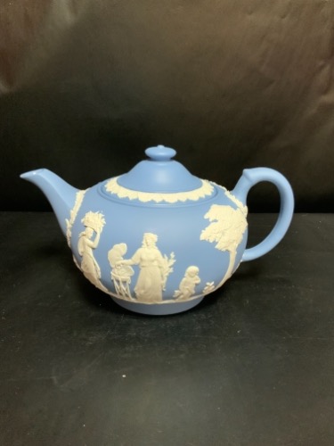 웨지우드 제스퍼웨어 티팟 Wedgwood Jasperware Teapot 1954