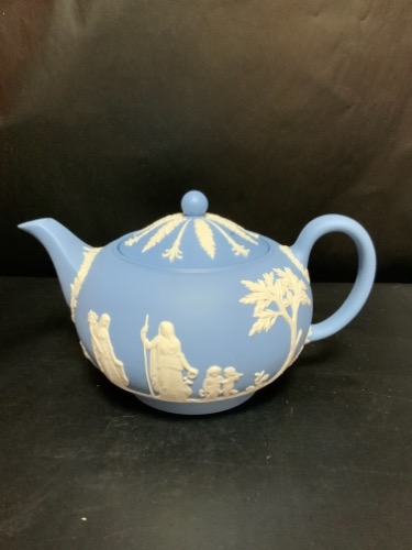 웨지우드 제스퍼웨어 티팟 Wedgwood Jasperware Teapot 1955