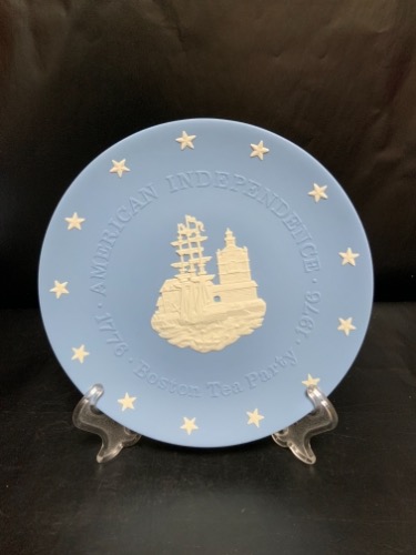 웨지우드 제스퍼웨어 Bicentenial (독립 200주년 기념) 플레이트 Wedgwood Jasperware Bicentenial Plate 1976