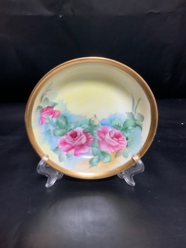 Victorian Hand Painted (Nippon whiteware) Berry Bowl circa 1900
