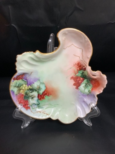 하빌랜드(GDA) 리모지 핸드페인트 디쉬  Haviland (GDA) Limoges Hand Painted Dish circa 1900