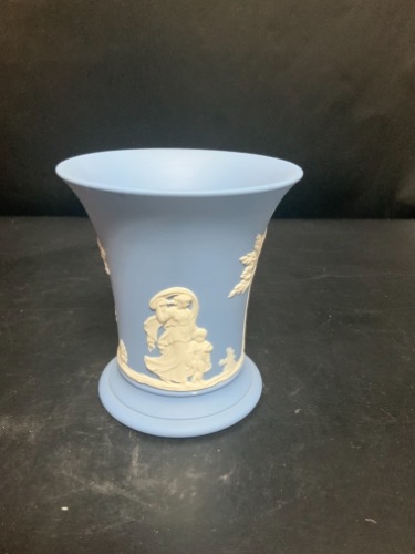 웨지우드 라벤더 제스퍼웨어 스몰 꽃병 Wedgwood Lavender Jasperware Small Vase circa 1908 - 1970