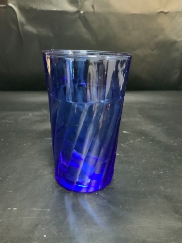 코발 블루 글래스 Cobalt Blue Drinking Glass circa 1930
