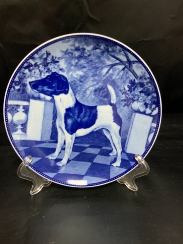 Lekven 콜렉터 도그 벽걸이 플레이트 Lekven Collectable Dog Wall Plate - Smooth Fox Terrier