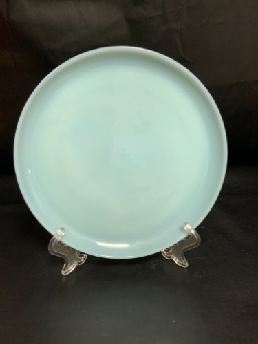 파이어 킹 &quot;청록색 블루&quot; 플레이트 Fire King &quot;Turquoise Blue&quot; Lunch  Plate circa 1950