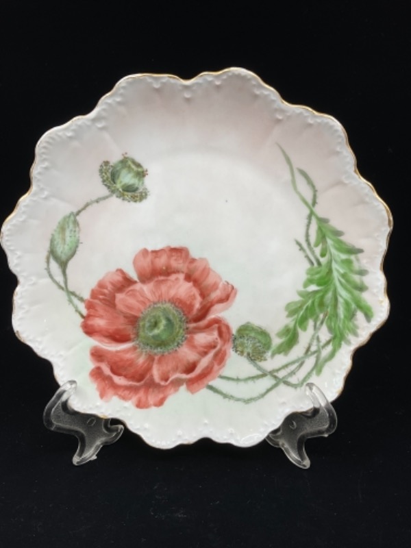 로젠탈 핸드페인트 케비넷 플레이트 Rosenthal Hand Painted Cabinet Plate circa 1900