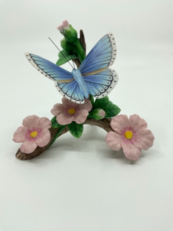 레녹스 “Adonis Blue&quot; 나비 피겨린 Lenox &quot;Adonis Blue&quot; Butterfly Figurine 1991