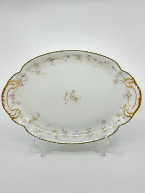 하빌랜드 리모지 미디엄 서빙 플레터 Haviland Limoges Medium Serving Platter circa 1900