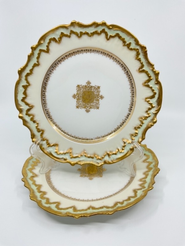 Elite 리모지 케비넷 플레이트 Elite Limoges Cabinet Plate circa 1900