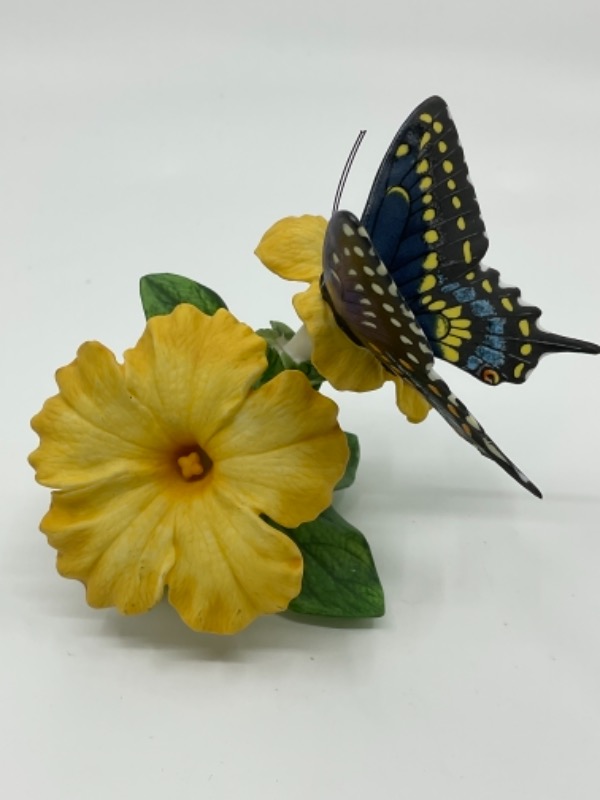 레녹스 “Black Swallowtail&quot; 나비 피겨린 Lenox &quot;Black Swallowtail&quot; Butterfly Figurine 1993